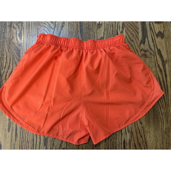 Nike Women's Orange Tempo Dri-Fit‎ Running Gym Workout Shorts Lining Size Large - Picture 7 of 7
